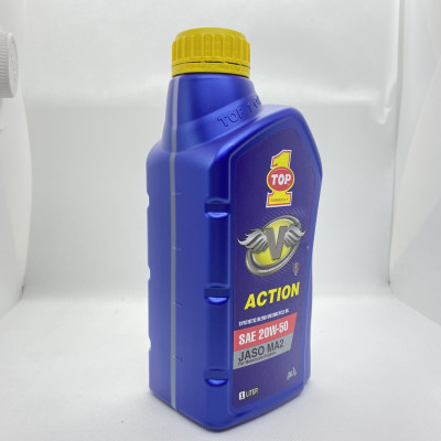 [Mẫu Mới] Nhớt xe số cao cấp Top 1 SUPER V 20W50 1L, bao bì mới dạng chai