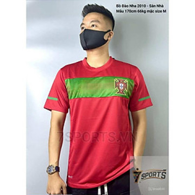 Áo Bóng Đá Retro Tuyển Bồ Đào Nha 2010 - Sân Nhà bản cao cấp vải Cotton Polyester