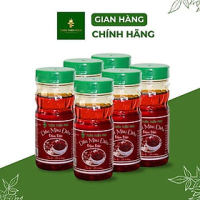 Dầu Màu Điều Combo 6 Chai 100ml Thương hiệu Thiên Thiên Food Gia vị nấu ăn