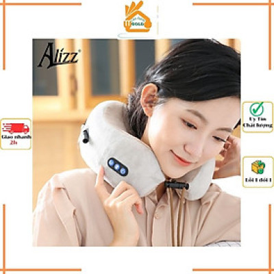 Gối Massage Vòng Cổ Chữ U Đa Năng Gối Ngủ Văn Phòng Gối Đi Du Lịch 
