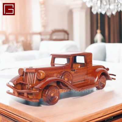 Mô hình ô tô, mô hình xe hơi, xe con gỗ tràm, mô hình trang trí bàn học, bàn làm việc, hàng chính hãng chất lượng cao