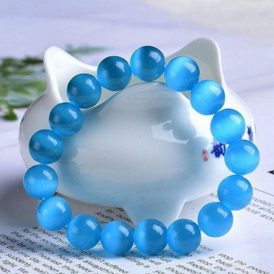 Vòng tay phong thủy đá opal mắt mèo hợp mệnh, chiêu tài hút lộc, bình an VTO1