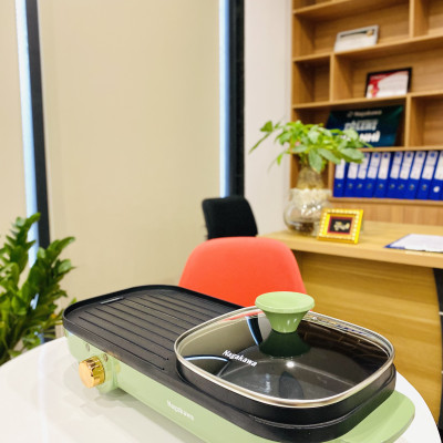 Bếp lẩu nướng điện đa năng Nagakawa NAG3104 (1500W) - Hàng chính hãng