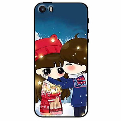 Ốp lưng dành cho Iphone 5/5s/5se mẫu Cặp Đôi Áo Thổ Cẩm