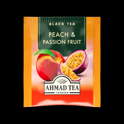 TRÀ AHMAD ANH QUỐC - ĐÀO & CHANH DÂY (40g) - Peach & Passion Fruit - Vừa thơm ngon, vừa giúp bạn dễ ngủ