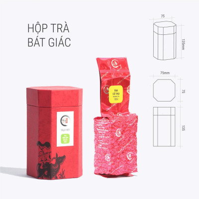 Hộp quà tặng nhà giáo Tri Kỉ giấy Trà Việt - Trà Sen, Lài