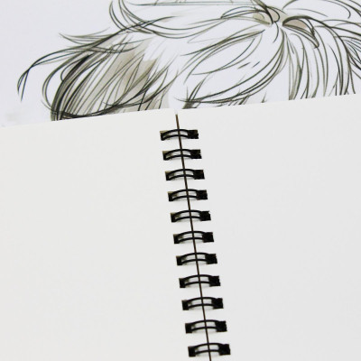 Tập Vẽ Lò Xo Art Journal A4 - 40 Trang 220gsm - The Sun - Manga Girl 01