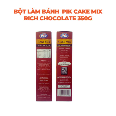 Bột làm bánh PIK CAKE MIX RICH CHOCOLATE 350G