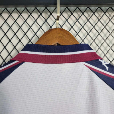 Áo Bóng Đá Retro Manchester City 1997 - Sân Khách bản cao cấp vải Cotton Polyester