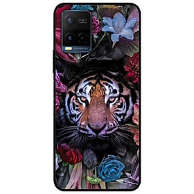 Ốp lưng dành cho Vivo Y21 - Vivo Y21s mẫu Sư Tử Và Hoa