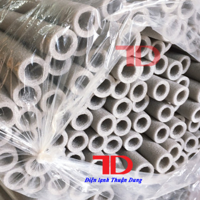Ống gen cách nhiệt ĐƠN XÁM lắp điều hòa máy lạnh PHI 28 hàng nhập khẩu - Điện Lạnh Thuận Dung