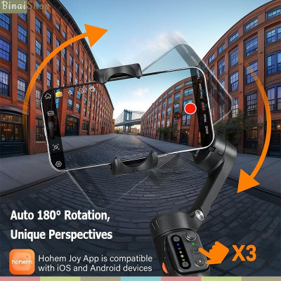 Hohem Isteady X2 / Hohem ISteady X3 SE / Hohem ISteady X3 - Gimbal | Tay cầm chống rung có remote điều khiển từ xa dùng cho smartphone - Hàng Chính Hãng