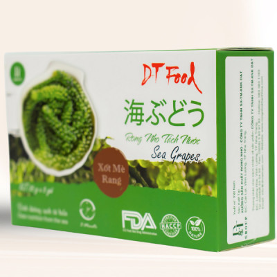 Rong Nho Tách Nước DTFOOD Hộp 175g (5 Gói x 35g) Giàu Dinh Dưỡng