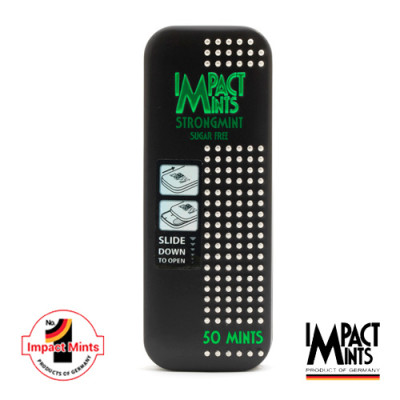 Kẹo Bạc Hà Không Đường Impact Mints 9g (Tặng 1 Gói Tempo)