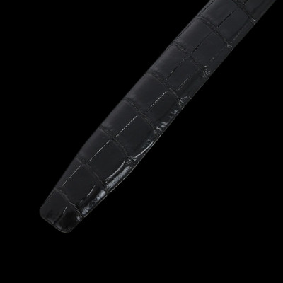 HJ4742-43-44-45 - Thắt lưng nam da cá sấu Huy Hoàng nguyên con bụng 3,5P màu đen, nâu đỏ, nâu đất, vàng bò