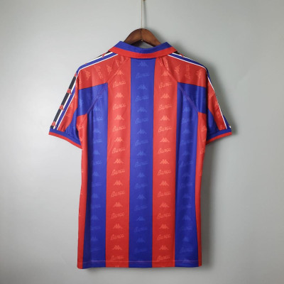 Áo Bóng Đá Retro Barcelona 1995 - Sân Nhà bản cao cấp vải Cotton Polyester