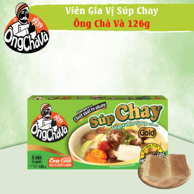 Viên Gia Vị Súp Chay Ông Chà Và Gold 126gr (Vegetable Soup Cubes)