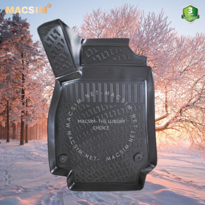 Thảm lót sàn ô tô nhựa TPU Silicon Audi A6 C6 (Typ 4F) 2004-2011 Nhãn hiệu Macsim