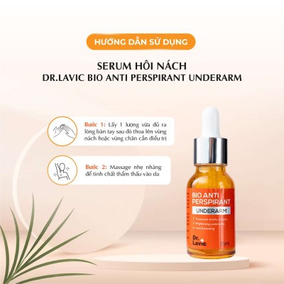 Serum hôi nách Dr.Lavic Bio Anti Perspirant Underarm khử mùi hôi nách hôi chân 15ml DR932