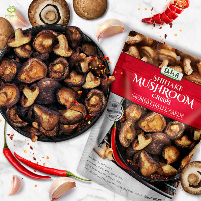 Nấm hương sấy giòn DJ&A Úc - 65g