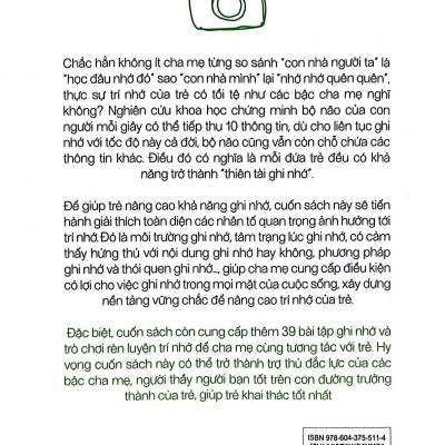 Trẻ Thông Minh Ghi Nhớ Như Thế Nào