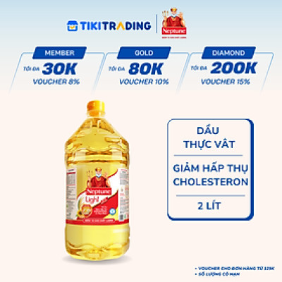 Dầu Ăn Thượng Hạng Nhãn Hiệu Neptune Light 1L/2L/5L