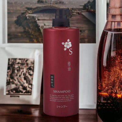 Dầu Gội Đầu Từ Hoa Trà Phục Hồi Tóc Khô Xơ Và Hư Tổn Shikioriori Shampoo (Chai 600 mL)