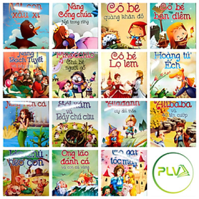 Combo Bộ Truyện Cổ Tích Kinh Điển Thế Giới Hay Nhất - Bộ 15 Cuốn (Tặng Hộp màu xinh xắn)