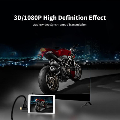 VENTION Mini/Micro HD to HD Adapter 2 IN 1 HD Converter for Tablet TV Displayer and Projector (Black)