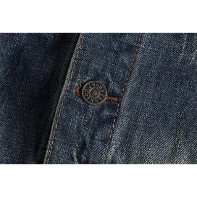 Áo khoác Jean cổ đứng_đi mô tô_phượt_dã ngoại