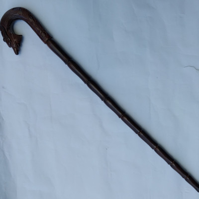 Quà Tặng Gậy Batoong Đầu Rồng Gỗ Hương - Biểu Tượng Con Rồng và Tình Cảm Lúc Mừng Thọ, Đám Cưới Vàng và Bạc -DAICAT Official Store- Kích thước 90cm