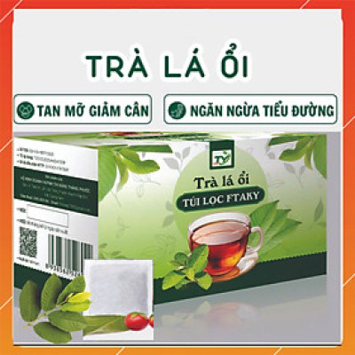 Trà lá ổi túi lọc - Tan mơ giảm can, ngừa tiểu đường, hỗ trợ tiêu hoá, tốt cho dạ dày