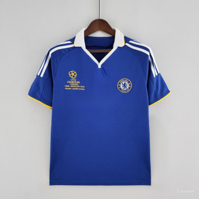 Áo Bóng Đá Retro Chelsea 2008 - Sân Nhà bản cao cấp vải Cotton Polyester
