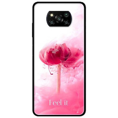 Ốp lưng dành cho Xiaomi Poco X3 mẫu Hoa Nước Loang Feel