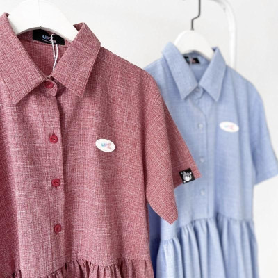 UPZ Đầm Babydoll Logo Chữ (4 Màu)