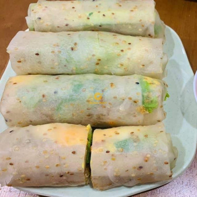 [SỈ&LẺ] Bánh tráng cuốn 400g/gói (Bánh tráng mè, bánh tráng gỏi cuốn mè Hồng Phát đặc sản Phan Rang)