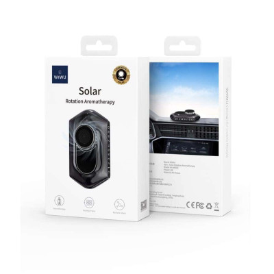 Bảng ghi số điện thoại tích hợp khuếch tán nước tinh dầu nước hoa cho xe hơi ô tô hiệu WIWU Solar thuận tiện khi đỗ xe để lại số phone gắn taplo trong xe - Hàng nhập khẩu 