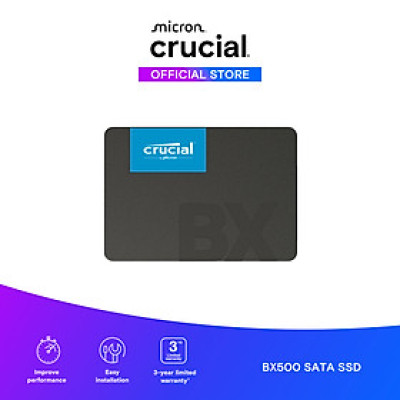 Ổ cứng SSD Crucial BX500 3D NAND 2.5-Inch SATA III 500GB - CT500BX500SSD1 - HÀNG CHÍNH HÃNG