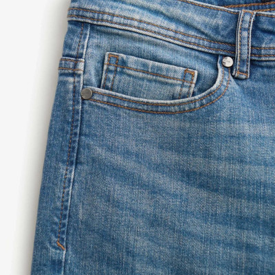 Quần Jeans Nam Ống Ôm Wash Form Slim Cropped - ROUTINE 10F25DPA060