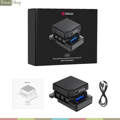 Ulanzi CU01 - Bộ Quạt Tản Nhiệt Di Động 3 Cấp Độ, Tích Hợp Pin Dành Cho Máy Ảnh DSLR - Hàng chính hãng