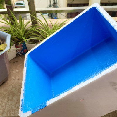 Sơn Chống Thấm Thùng Xốp - Hồ Cá - Hồ Xi Măng, Chống Rêu / TAIKO SAKANA Dung Tích 330ml.