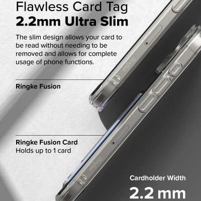 Ốp lưng dành cho iPhone 16 Pro Max/16 Pro/16 Plus/16 RINGKE Fusion Card - Hàng Chính Hãng
