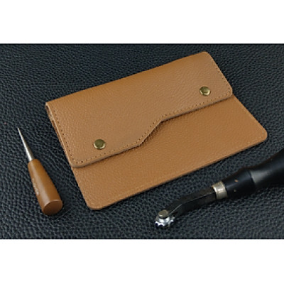 Ví Đựng Đăng Kiểm Ô Tô Da Bò Thật form ngang - hàng chính hãng