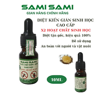 Thuốc diệt kiến gián sinh học SAMI SAMI cao cấp thế hệ mới, diệt kiến gián tận gốc mạnh hơn gấp đôi hoạt chất sinh học