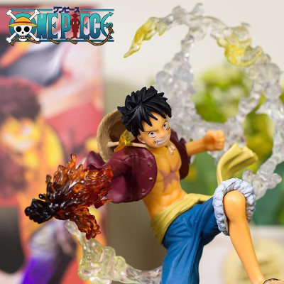 Mô Hình Luffy Gear 2 18CM Hỏa Quyền Mô hình One Piece Cao Cấp, Figure Mô Hình Anmie One Piece Luffy Vua Hải Tặc