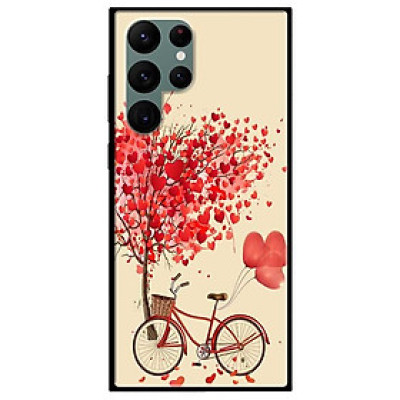 Ốp lưng dành cho Samsung Galaxy S22 - S22 Plus - S22 Ultra - mẫu Xe Đạp Tình Yêu Nhạt