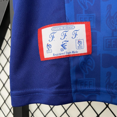 Áo Bóng Đá Retro Tuyển Pháp 1996 - Sân Nhà bản cao cấp vải Cotton Polyester