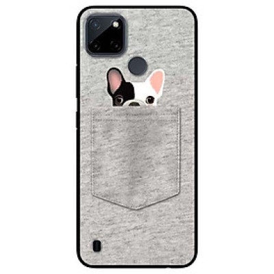 Ốp lưng dành cho Realme C21Y - C25Y mẫu Dog Túi Xám