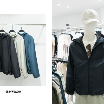 Áo khoác nam có nón dây kéo Form Regular - RT 10F24WJA004R1 | ROUTINE CÀ MAU