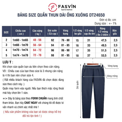 Quần Thun Thể Thao Nam Fasvin DT24650.HN Vải Nỉ 01 Lớp Dáng Xuông Thoải Mái Hàng Nhà Máy